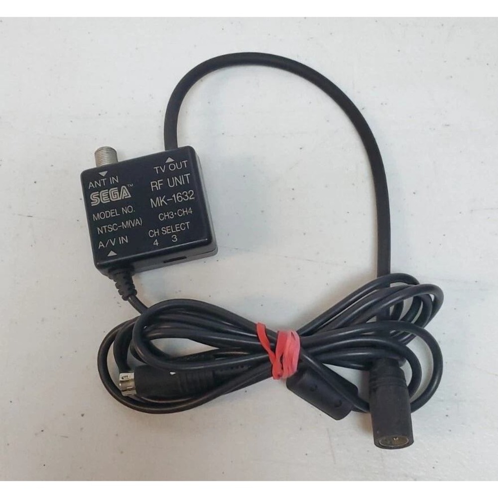 Sega RF Unit Adapter Model MK-1632 NTSC-M(VA) for Genesis Mega Drive Vintage TV